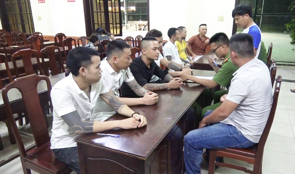 Các đối tượng bị bắt giữ