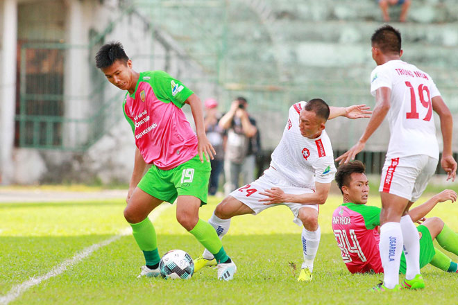 Hải Phòng thi đấu dưới sức khi không có sự phục vụ của các ngoại binh.