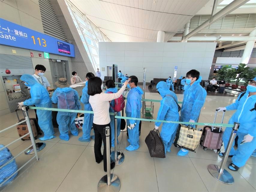 Vietnam Airlines đón công dân Việt Nam tại Hàn Quốc hồi hương