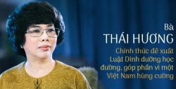 Bà Thái Hương chính thức đề xuất Luật Dinh dưỡng học đường, góp phần vì một Việt Nam hùng cường