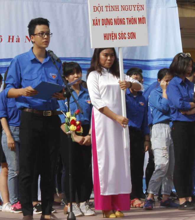 Đại học Thủ đô Hà Nội ra quân chiến dịch thanh niên tình nguyện hè 2017