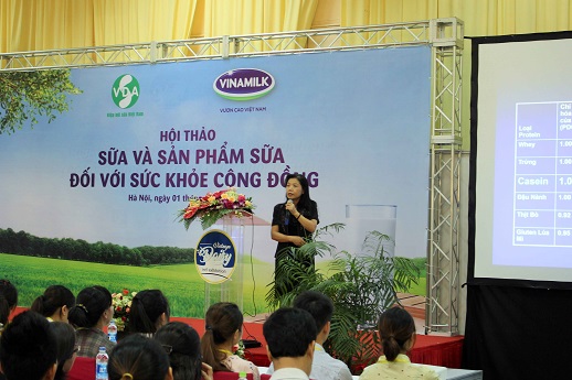 Mức tiêu thụ sữa trung bình của người Việt Nam chỉ bằng 1/2 Thái Lan