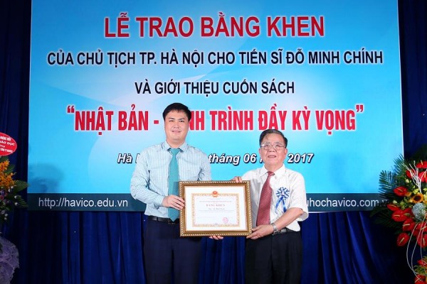 HAVICO ra mắt sách “Nhật Bản – Hành trình đầy kỳ vọng” và đón nhận bằng khen của Chủ tịch UBND thành phố Hà Nội