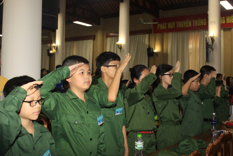 148 học viên tham gia chương trình “Học kỳ Quân đội” Những bước chân Phù Đổng 2017