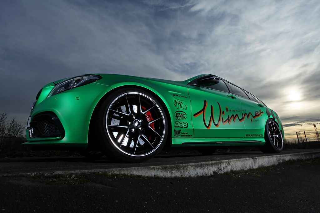 Mercedes-AMG C63 S Estate mạnh hơn siêu xe Ferrari F12tdf nhờ Wimmer