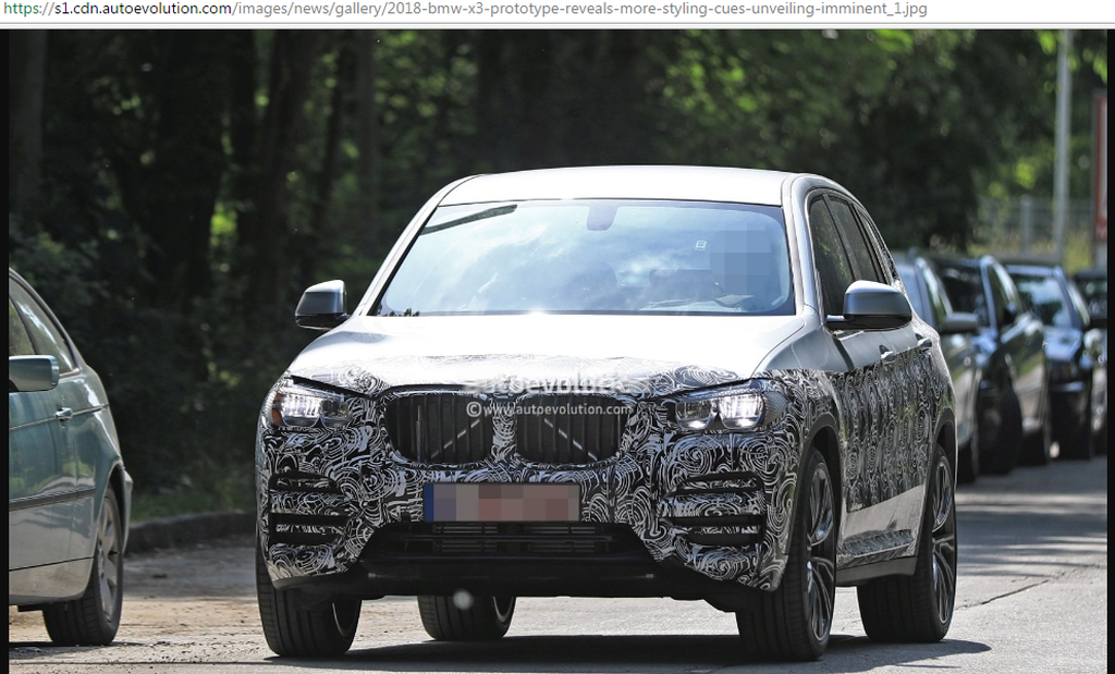 Nguyên mẫu thử nghiệm của BMW X3 2018 loại bỏ nhiều ngụy trang, chuẩn bị trình làng