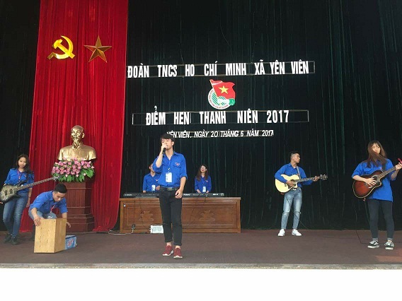 Điểm hẹn thanh niên Yên Viên: Sôi động và rực rỡ sắc màu