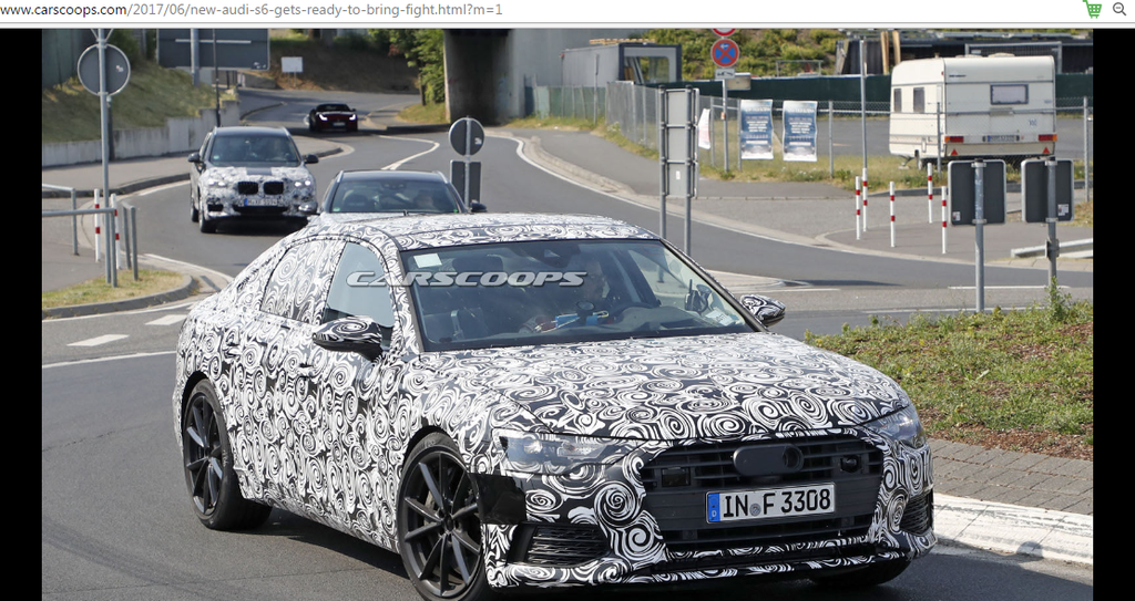 Audi S6 thế hệ mới lần đầu bị bắt gặp thử nghiệm tại Nurburgring