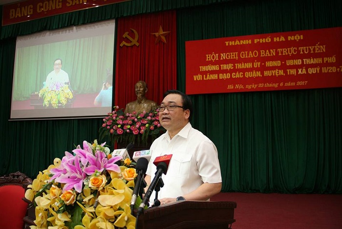 Bí thư Thành ủy Hoàng Trung Hải: Không thể ngồi phòng lạnh để quản lý trật tự đô thị