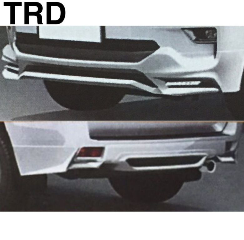 Lộ diện một vài phụ kiện TRD được trang bị trên Toyota Land Cruiser Prado 2017