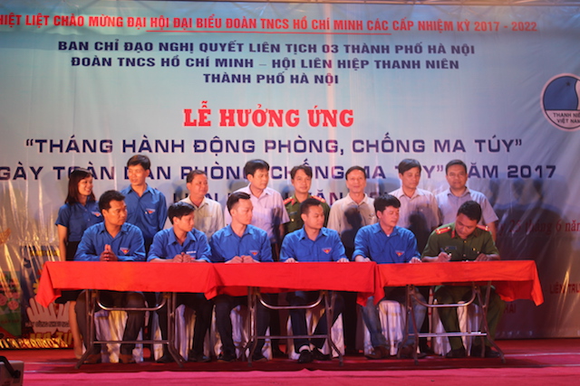 Huyện đoàn Đan Phượng hưởng ứng “Tháng hành động phòng chống ma túy”