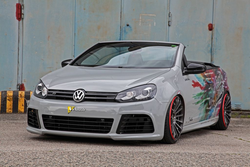 Volkswagen Golf VI R Convertible nổi bật với bộ vành của Schmidt