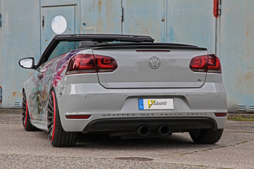 Volkswagen Golf VI R Convertible nổi bật với bộ vành của Schmidt
