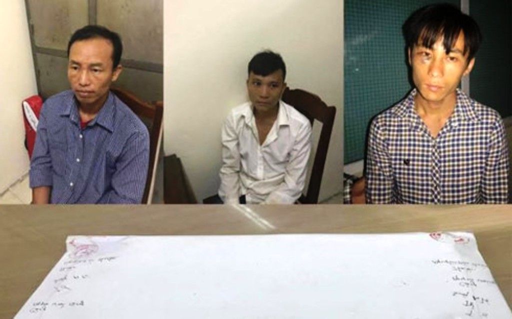 Bắt giữ 3 đối tượng vận chuyển ma túy từ nước ngoài về Việt Nam