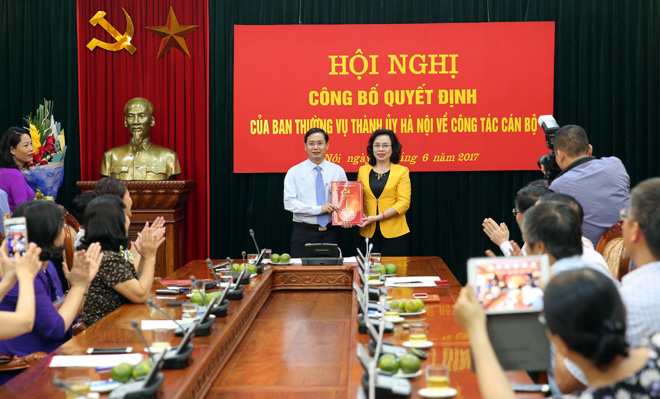 Đồng chí Nguyễn Văn Tứ được bổ nhiệm làm Chánh Văn phòng Thành ủy Hà Nội