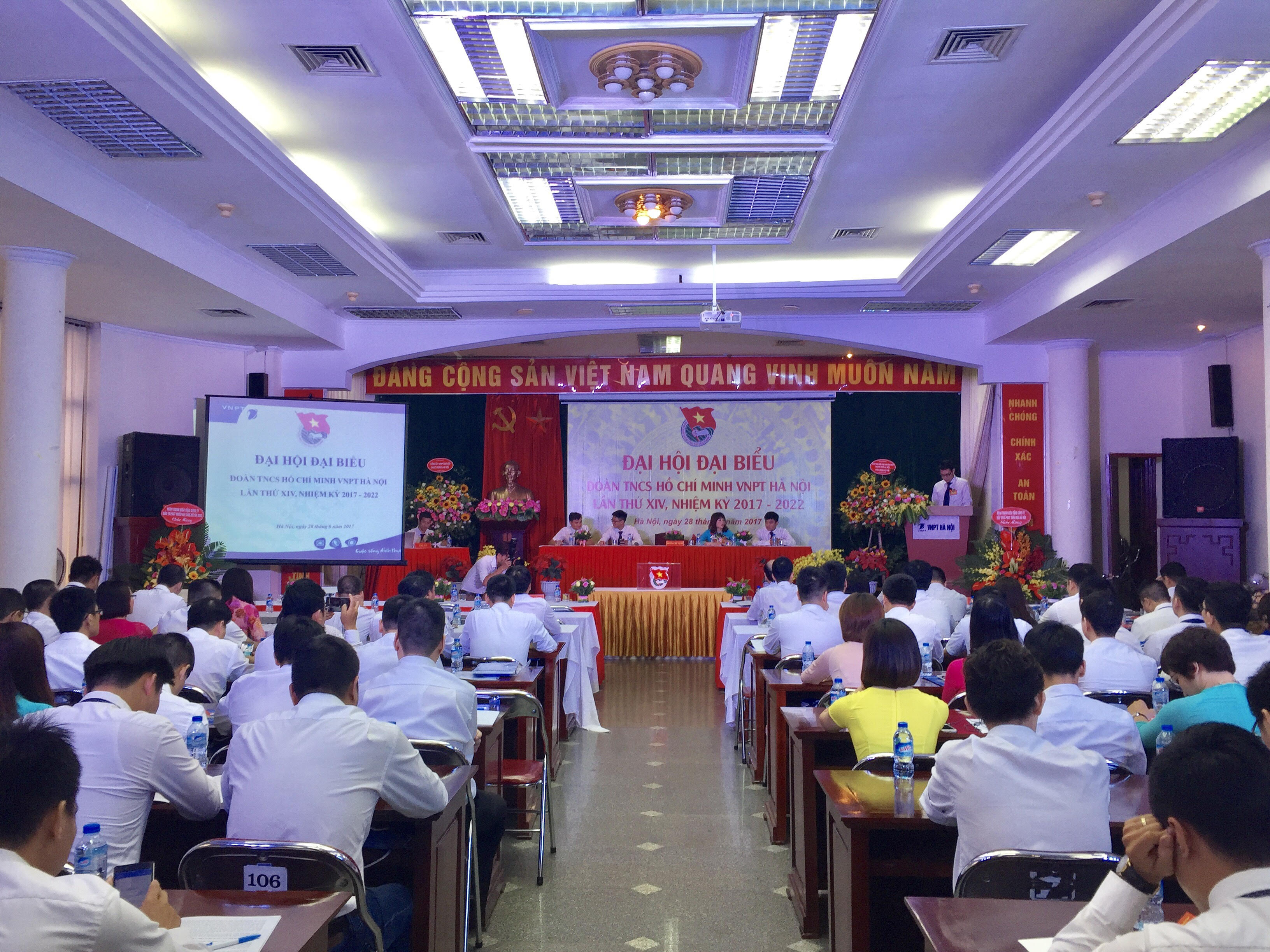 Bầu 21 đồng chí vào BCH Đoàn thanh niên VNPT Hà Nội nhiệm kỳ mới