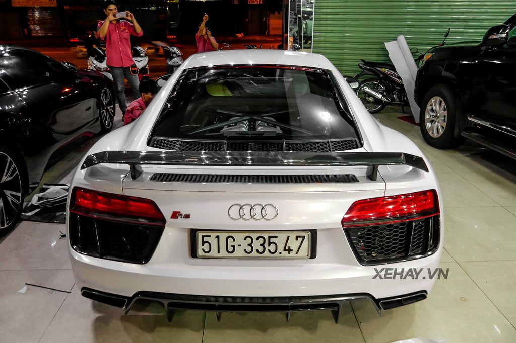 Bắt gặp Audi R8 V10 Plus đổi 