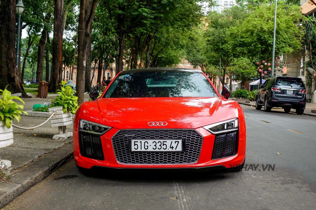 Bắt gặp Audi R8 V10 Plus đổi 