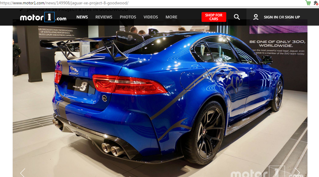 Siêu sedan Jaguar XE SV Project 8 