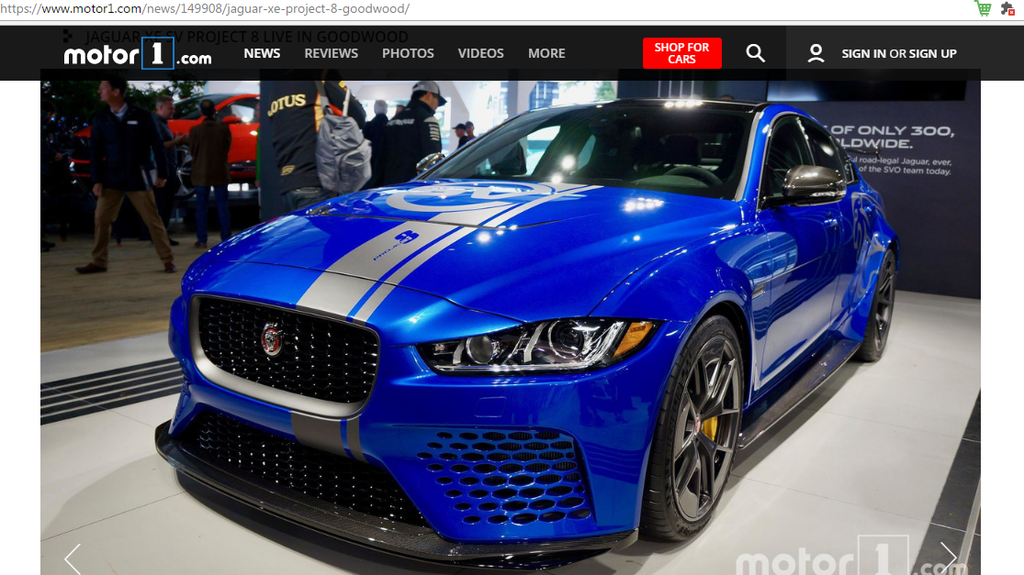 Siêu sedan Jaguar XE SV Project 8 