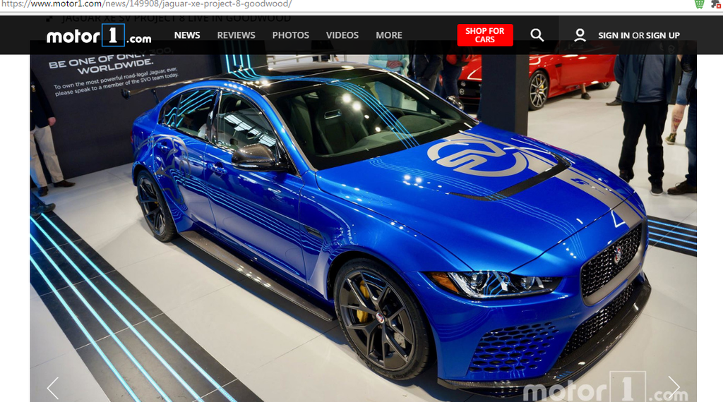 Siêu sedan Jaguar XE SV Project 8 