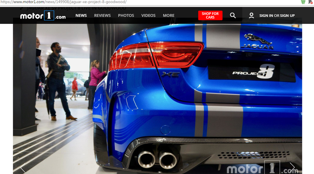 Siêu sedan Jaguar XE SV Project 8 