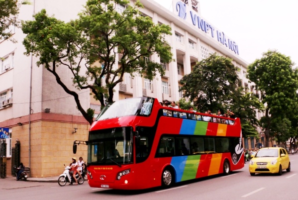 Hà Nội chạy thử xe buýt 2 tầng “City Tour”