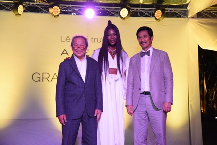 Siêu mẫu Naomi Campbell dự lễ ra mắt resort  cao cấp Azerai Cần Thơ