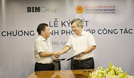 BIM Group ký kết hợp tác giáo dục nghề nghiệp