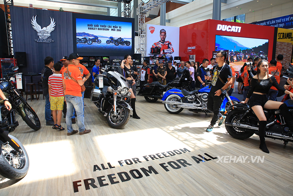 [Vietnam Auto Expo 2018] Đã mắt với dàn xế khủng hơn 10 tỷ đồng của Harley-Davidson