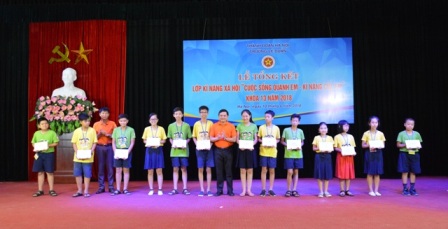 Tổng kết lớp học “Cuộc sống quanh em – Kỹ năng của em” khóa 13