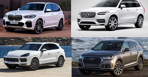 BMW X5 2019, Porsche Cayenne, Volvo XC90 và Audi Q7: đâu là lựa chọn của bạn ?