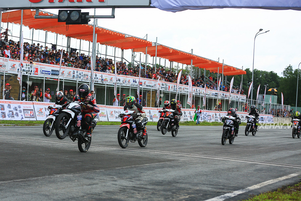 [Vietnam Moto Racing Championship 2018] Tường thuật chặng 1, hạng mục Blade 110cc