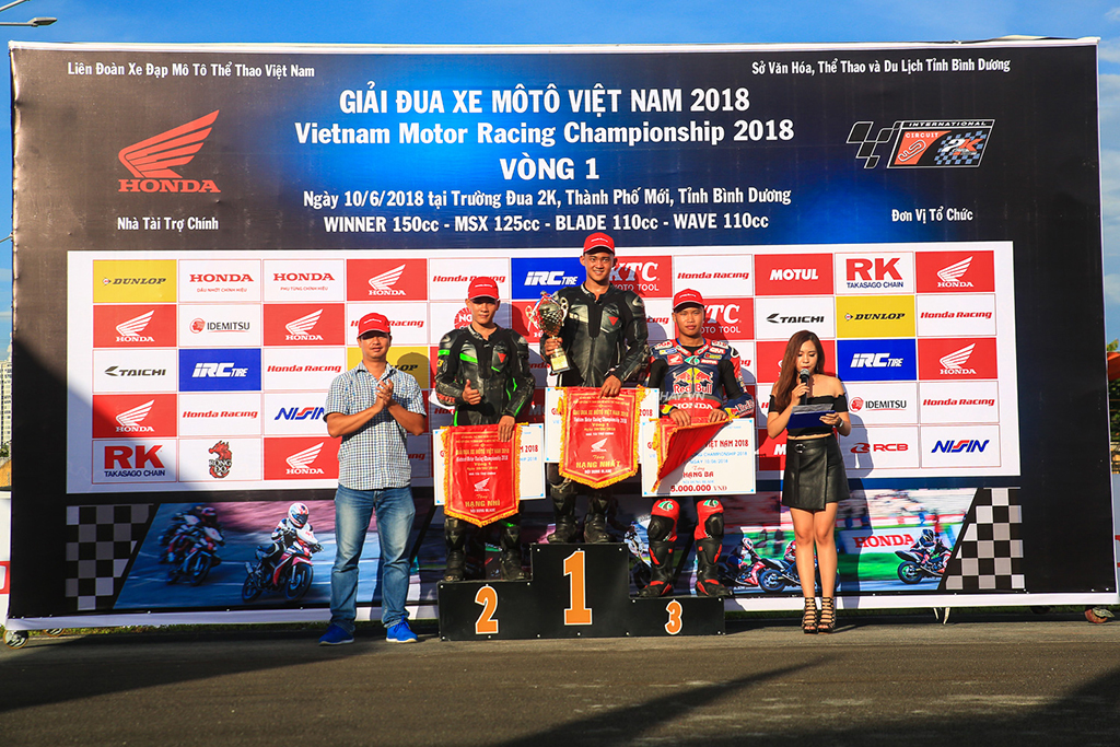 [Vietnam Moto Racing Championship 2018] Tường thuật chặng 1, hạng mục Blade 110cc