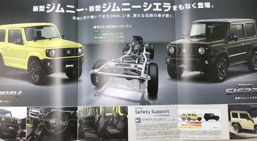 Suzuki Jimny 2019 hoàn toàn mới lần đầu xuất hiện trong diện mạo hoàn chỉnh trên tạp chí