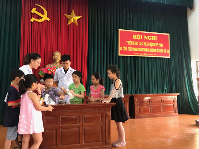 Lớp học hè miễn phí cho thiếu nhi