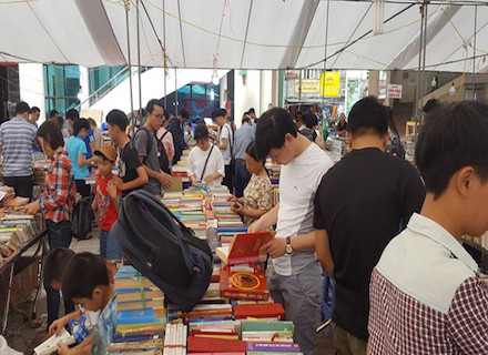 Cơ hội mua sách 5.000 đồng tại Hội sách cũ tháng 6