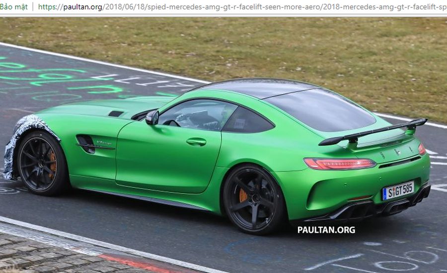 Phiên bản nâng cấp của Mercedes-AMG GT R chạy thử nghiệm với bodykit khí động học hơn ?