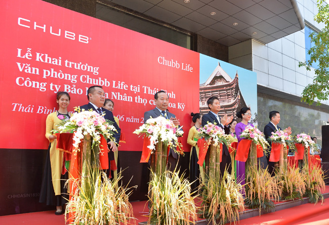 Chubb Life Việt Nam khai trương văn phòng kinh doanh mới tại Thái Bình và Thái Nguyên