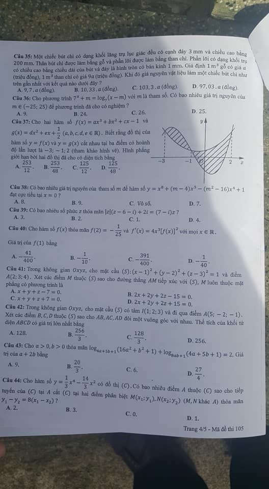 Thí sinh cả nước kết thúc bài thi môn Toán THPT Quốc gia 2018