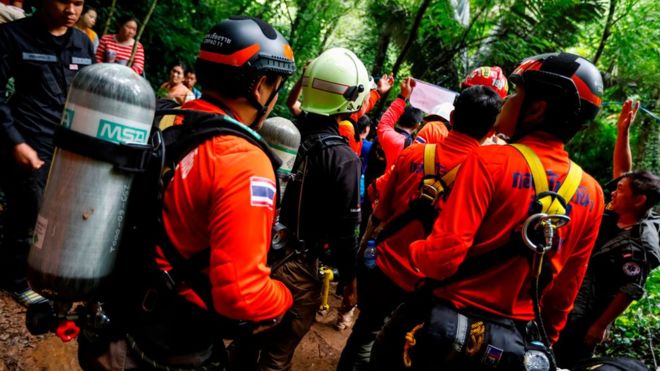 Thái Lan: 13 người mất tích trong hang động 