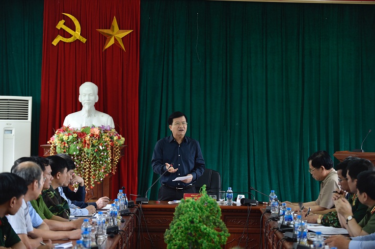 Phó Thủ tướng Trịnh Đình Dũng chỉ đạo khắc phục mưa lũ tại Lai Châu