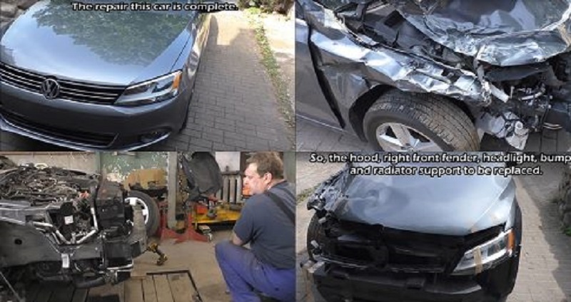 Volkswagen Jetta nát đầu được