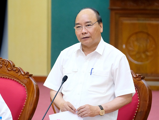 Thủ tướng làm việc với lãnh đạo chủ chốt tỉnh Thái Nguyên