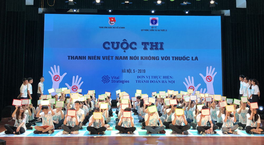 Phần thi tìm hiểu về tác hại của thuốc lá