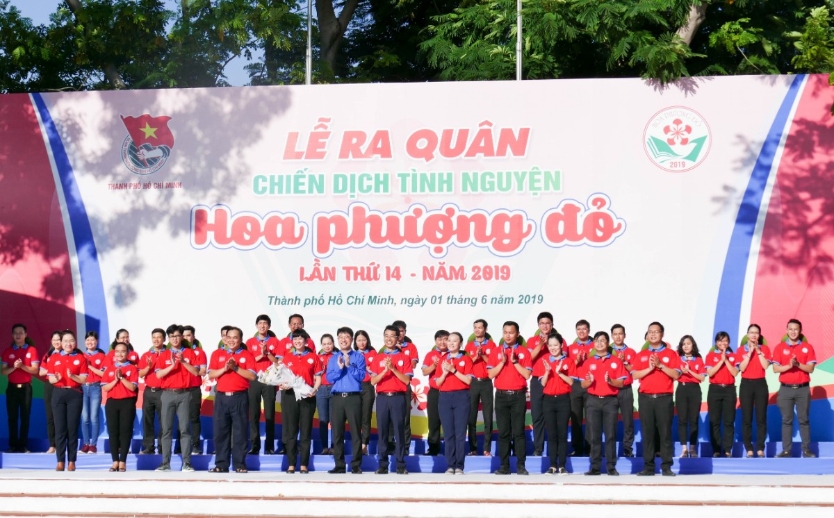 TP HCM: Khởi động Chiến dịch tình nguyện Hoa phượng đỏ năm 2019