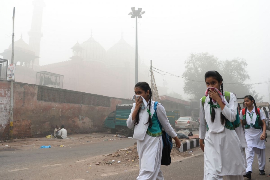 Mỗi năm, tình trạngkhói mù đã khiến hơn 1 triệu người tử vong tại Ấn Độ, trong đó thủ đô New Delhi là nơi bị ô nhiễm không khí nặng nhất. Ảnh: VOX