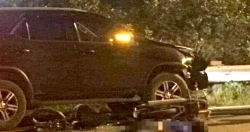 Nam thanh niên tử vong sau vụ va chạm giữa xe máy với ô tô trên Đại lộ Thăng Long