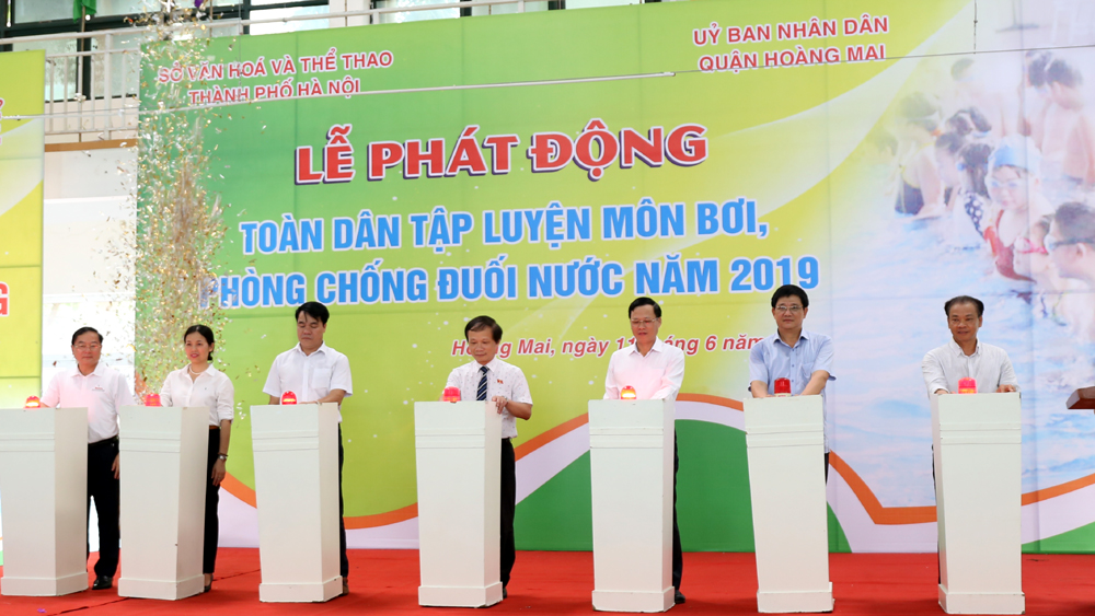 Phát động toàn dân học bơi, phòng chống đuối nước năm 2019