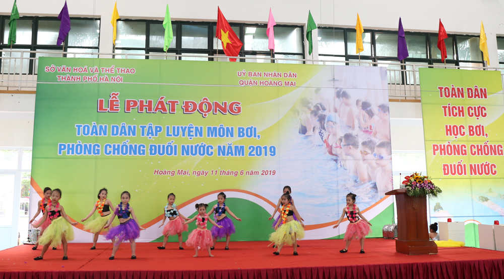 Phát động toàn dân học bơi, phòng chống đuối nước năm 2019